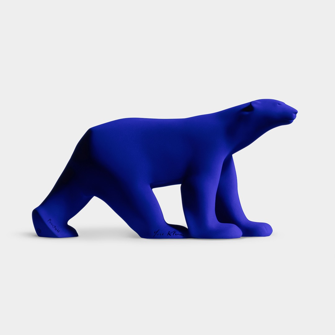 Ours Pompon par Yves Klein